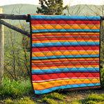 Ethnic Mexican Woven Pattern Print Quilt