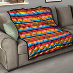 Ethnic Mexican Woven Pattern Print Quilt