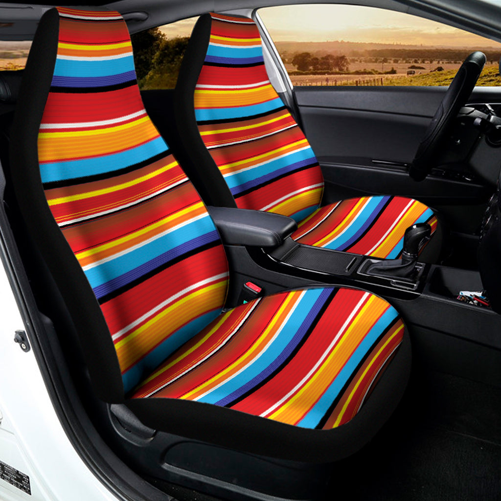 Ethnic Mexican Woven Pattern Print Universal Fit Car Seat Covers