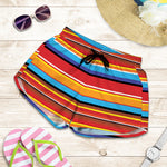 Ethnic Mexican Woven Pattern Print Women's Shorts