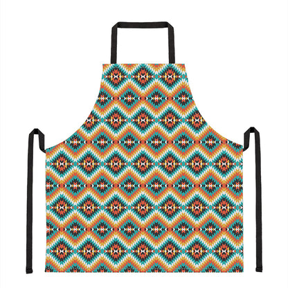 Ethnic Native American Pattern Print Apron