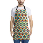 Ethnic Native American Pattern Print Apron