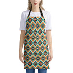 Ethnic Native American Pattern Print Apron