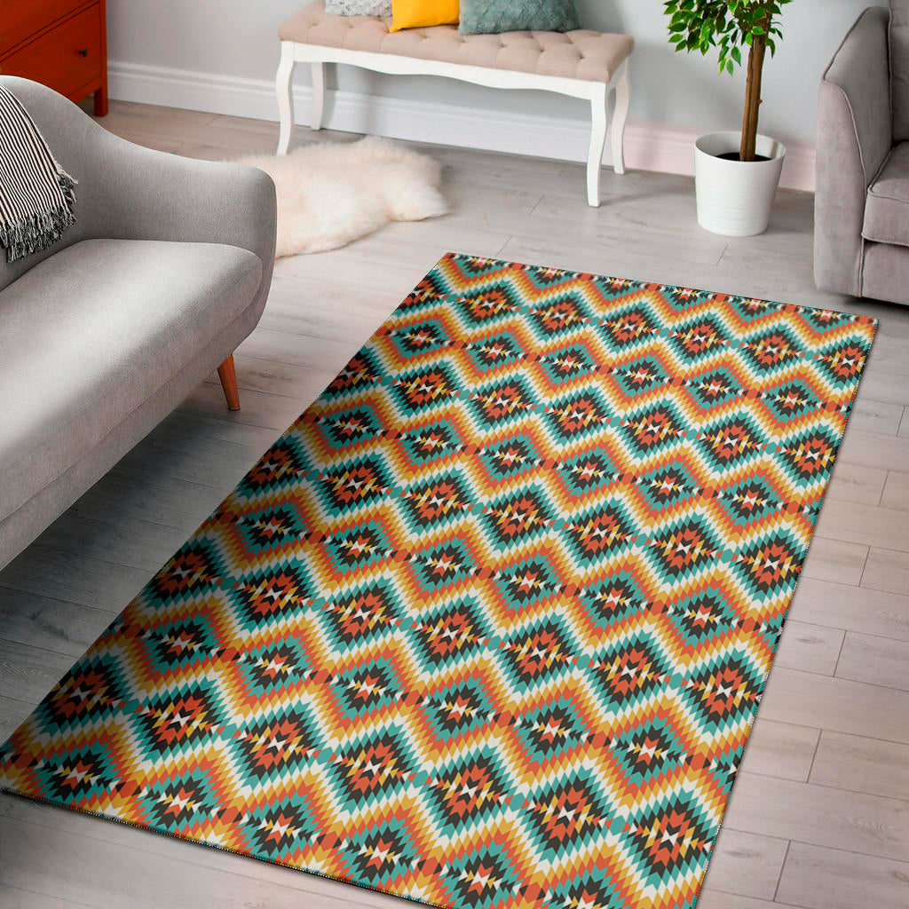 Ethnic Native American Pattern Print Area Rug