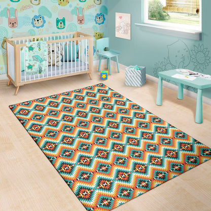 Ethnic Native American Pattern Print Area Rug