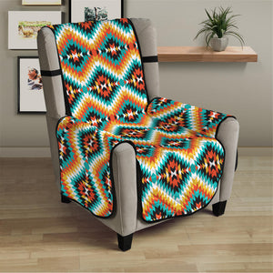 Ethnic Native American Pattern Print Armchair Protector