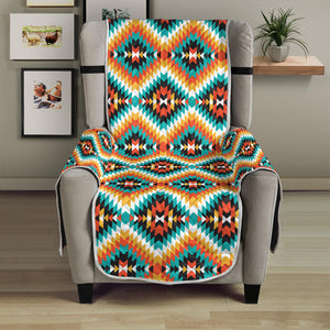 Ethnic Native American Pattern Print Armchair Protector