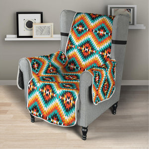 Ethnic Native American Pattern Print Armchair Protector