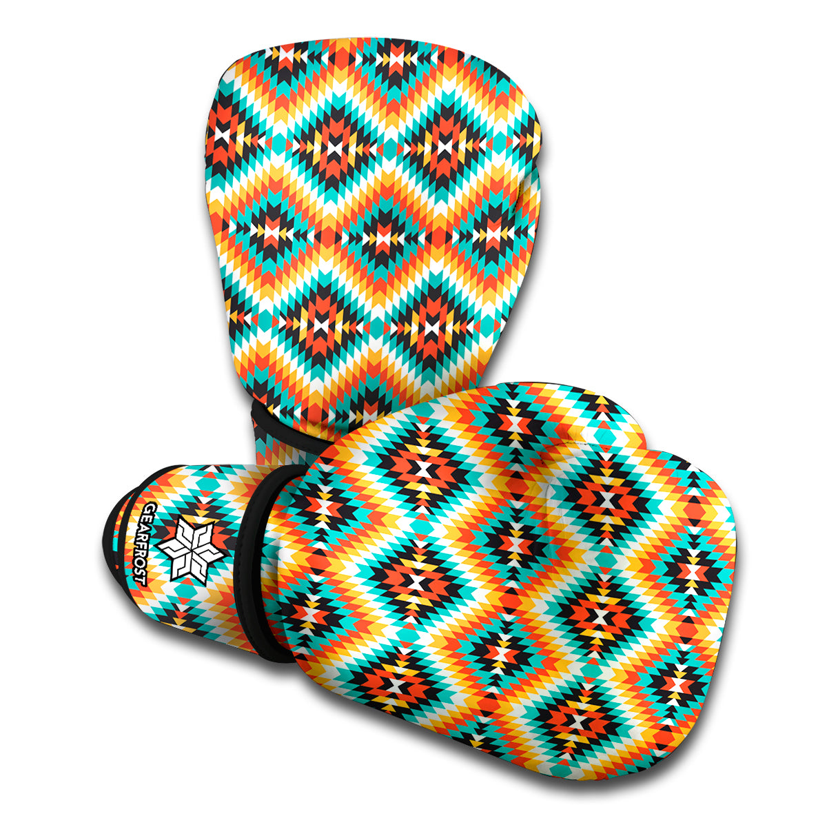 Ethnic Native American Pattern Print Boxing Gloves