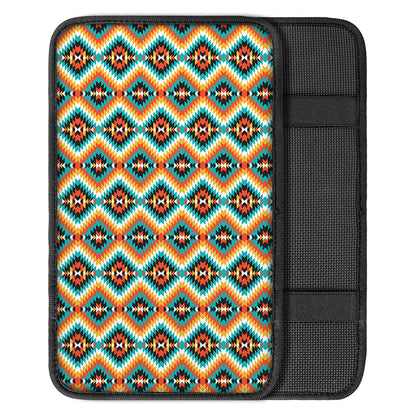 Ethnic Native American Pattern Print Car Center Console Cover