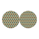 Ethnic Native American Pattern Print Car Coasters