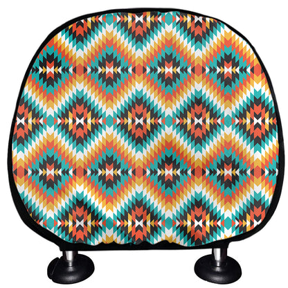 Ethnic Native American Pattern Print Car Headrest Covers