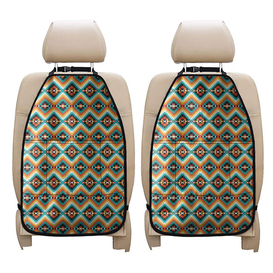 Ethnic Native American Pattern Print Car Seat Organizers
