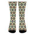 Ethnic Native American Pattern Print Crew Socks