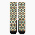 Ethnic Native American Pattern Print Crew Socks