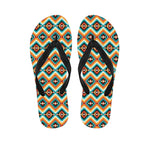 Ethnic Native American Pattern Print Flip Flops