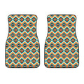 Ethnic Native American Pattern Print Front Car Floor Mats