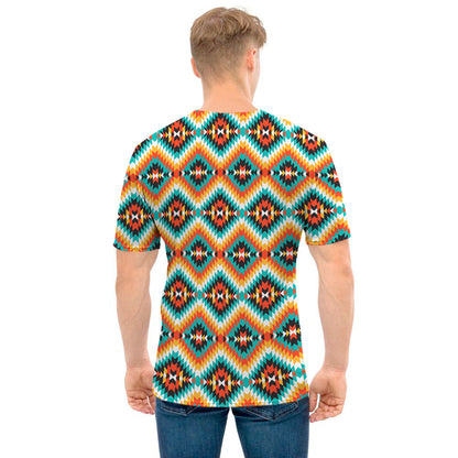 Ethnic Native American Pattern Print Men's T-Shirt