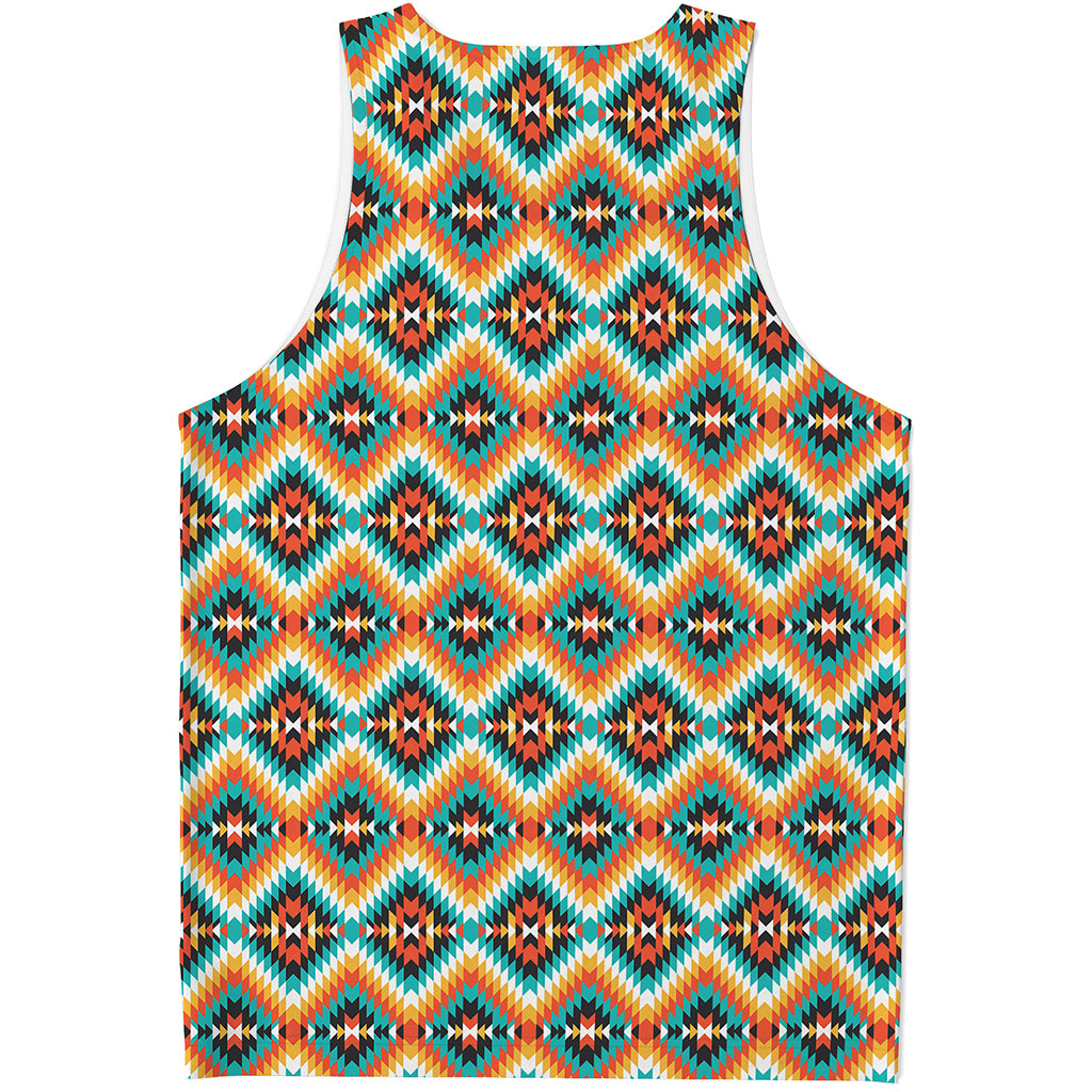 Ethnic Native American Pattern Print Men's Tank Top