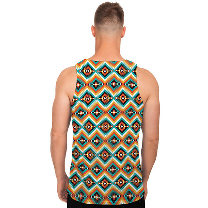 Ethnic Native American Pattern Print Men's Tank Top
