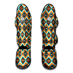 Ethnic Native American Pattern Print Muay Thai Shin Guard