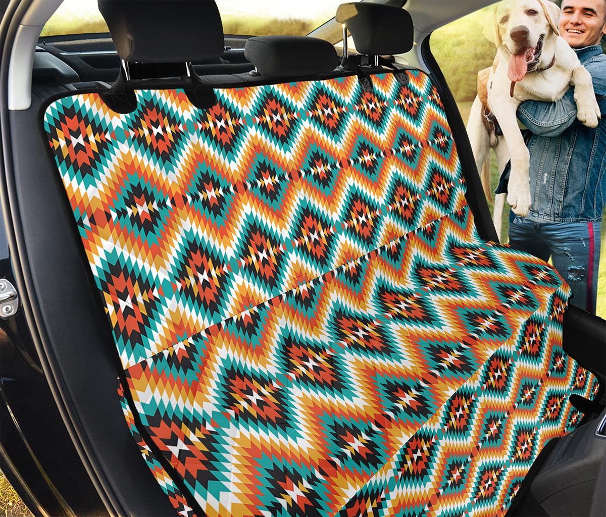Ethnic Native American Pattern Print Pet Car Back Seat Cover