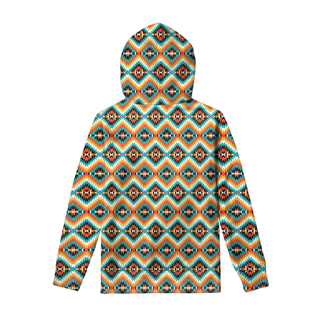 Ethnic Native American Pattern Print Pullover Hoodie