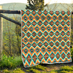 Ethnic Native American Pattern Print Quilt