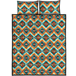 Ethnic Native American Pattern Print Quilt Bed Set