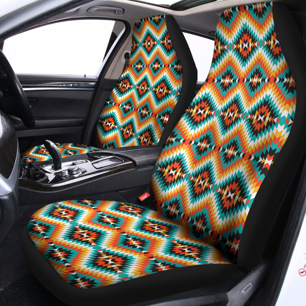 Ethnic Native American Pattern Print Universal Fit Car Seat Covers