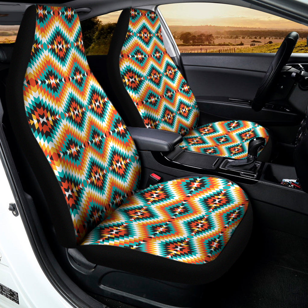 Ethnic Native American Pattern Print Universal Fit Car Seat Covers