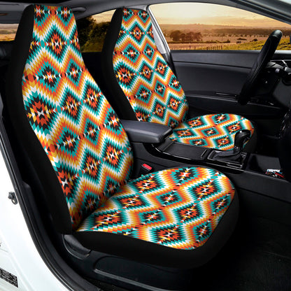 Ethnic Native American Pattern Print Universal Fit Car Seat Covers