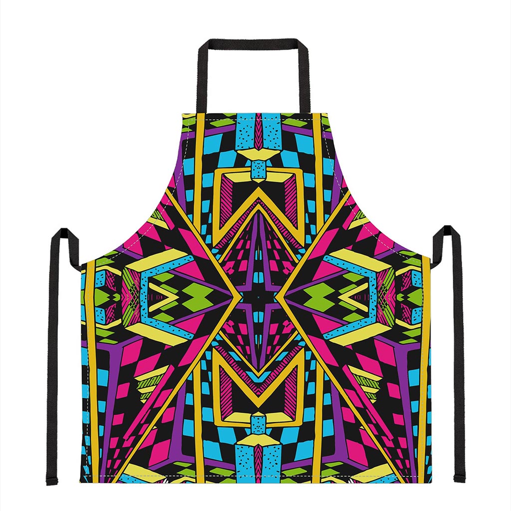 Ethnic Psychedelic Trippy Print Apron