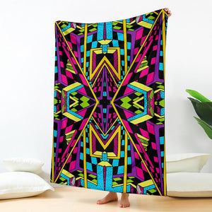 Ethnic Psychedelic Trippy Print Blanket