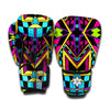 Ethnic Psychedelic Trippy Print Boxing Gloves