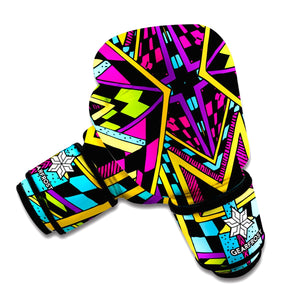 Ethnic Psychedelic Trippy Print Boxing Gloves