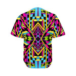 Ethnic Psychedelic Trippy Print Men's Baseball Jersey