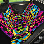 Ethnic Psychedelic Trippy Print Pet Car Back Seat Cover