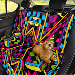 Ethnic Psychedelic Trippy Print Pet Car Back Seat Cover