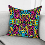 Ethnic Psychedelic Trippy Print Pillow Cover