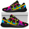 Ethnic Psychedelic Trippy Print Sport Shoes GearFrost