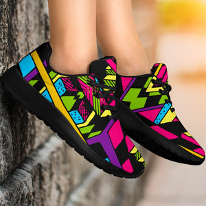 Ethnic Psychedelic Trippy Print Sport Shoes GearFrost