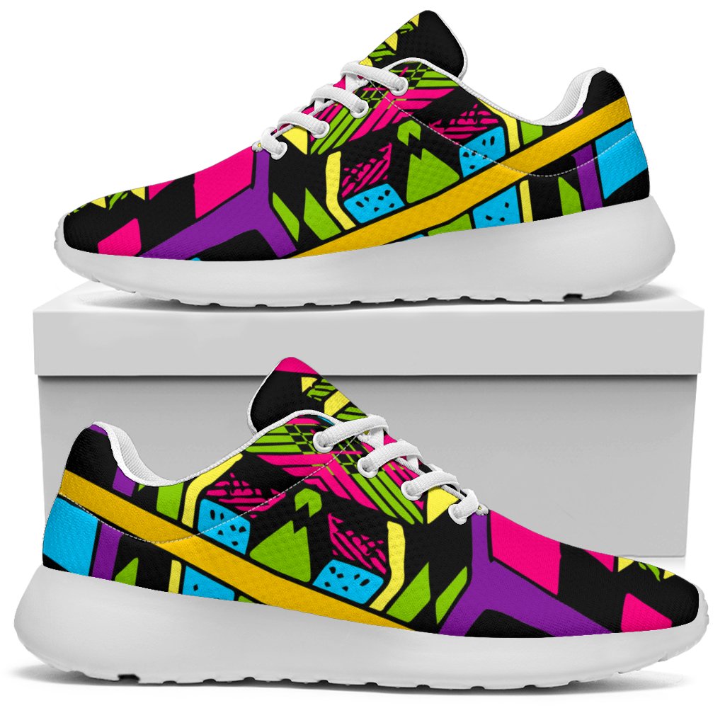 Ethnic Psychedelic Trippy Print Sport Shoes GearFrost