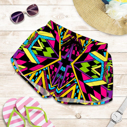 Ethnic Psychedelic Trippy Print Women's Shorts
