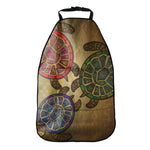 Ethnic Sea Turtles Print Car Seat Organizers