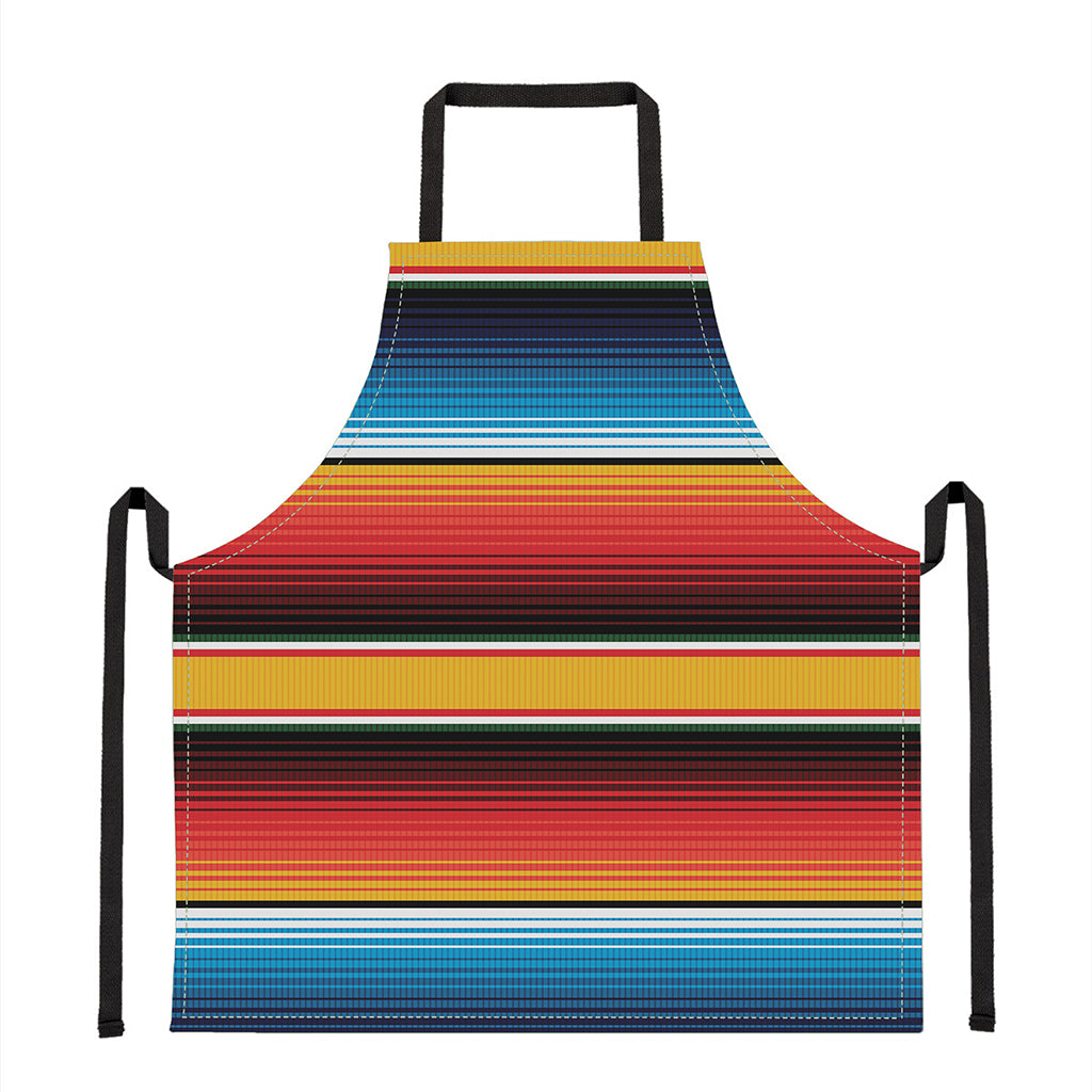 Ethnic Serape Blanket Pattern Print Apron