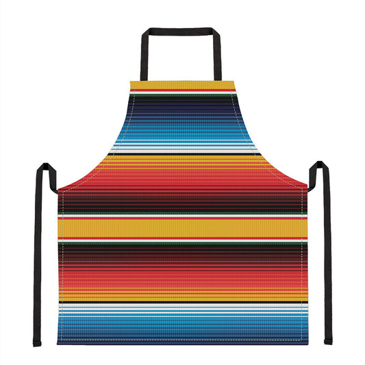 Ethnic Serape Blanket Pattern Print Apron