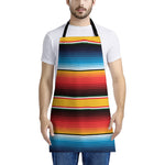 Ethnic Serape Blanket Pattern Print Apron