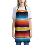 Ethnic Serape Blanket Pattern Print Apron