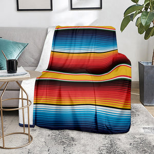 Ethnic Serape Blanket Pattern Print Blanket